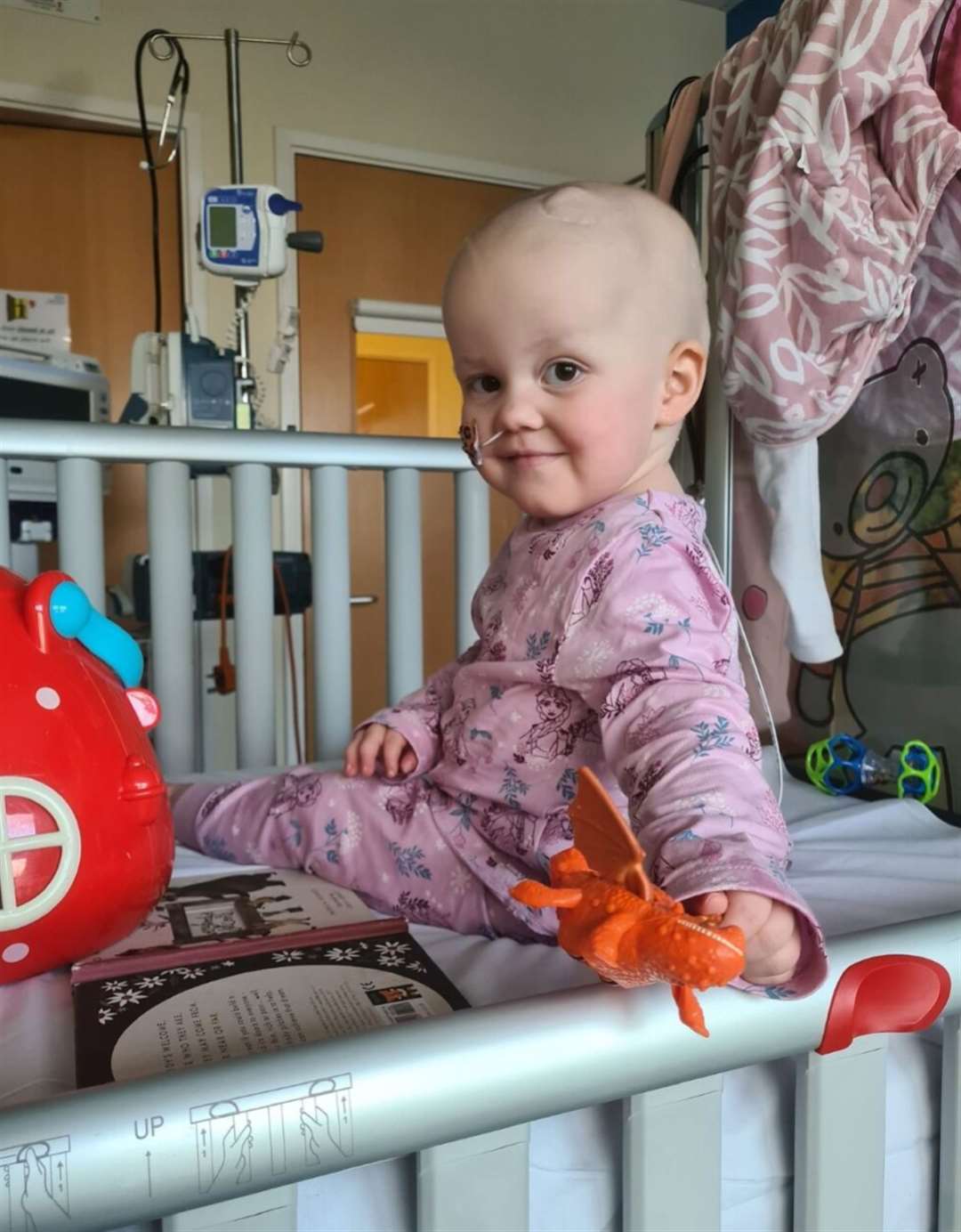 Sky has been in remission for nearly two years but has scans every six months (Handout/PA)
